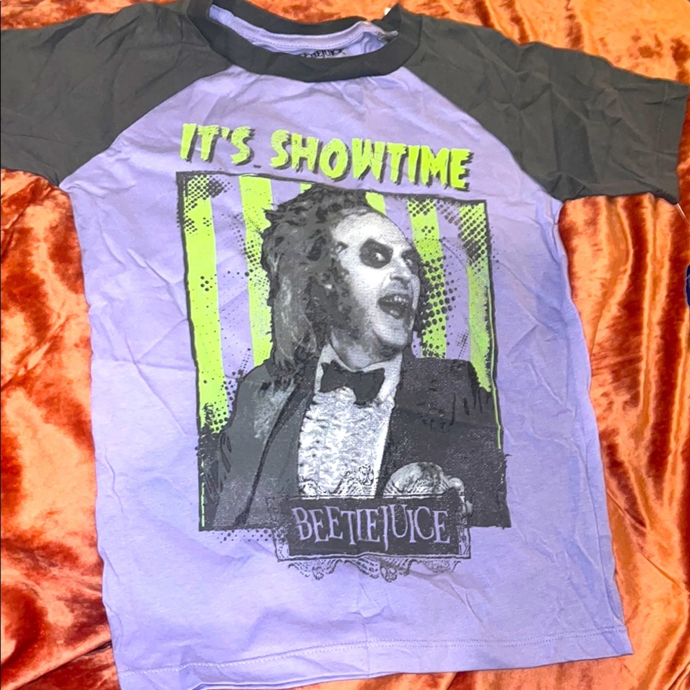 Beetlejuice Graphic T-Shirt boys XS new with tags